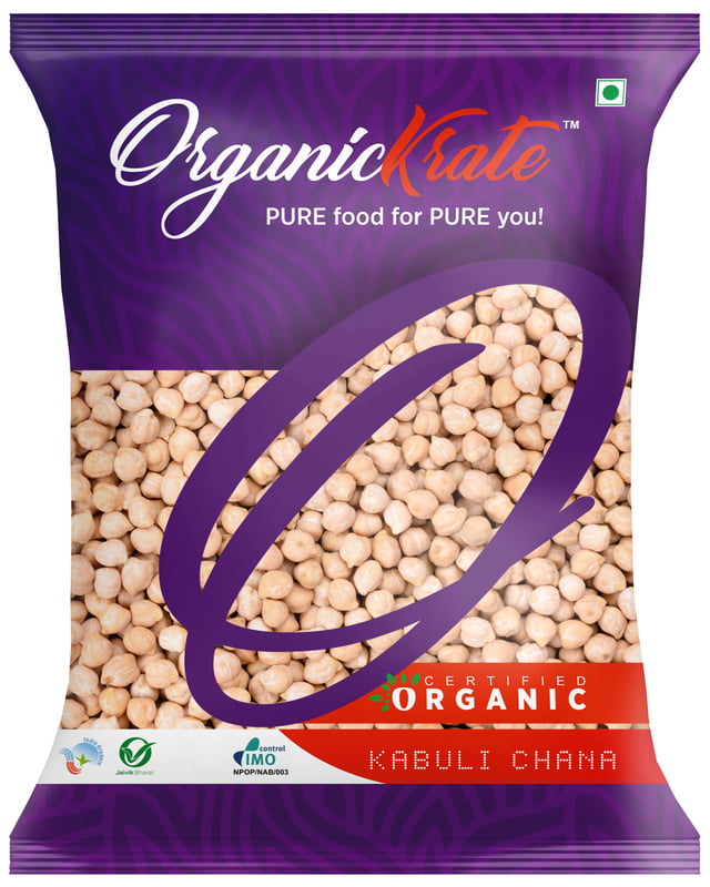 OrganicKrate Kabuli Chana (ChickPea) - Organic