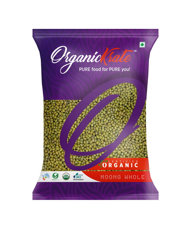OrgnaicKrate Moong Whole - Organic OrgnaicKrate Moong Whole - Organic