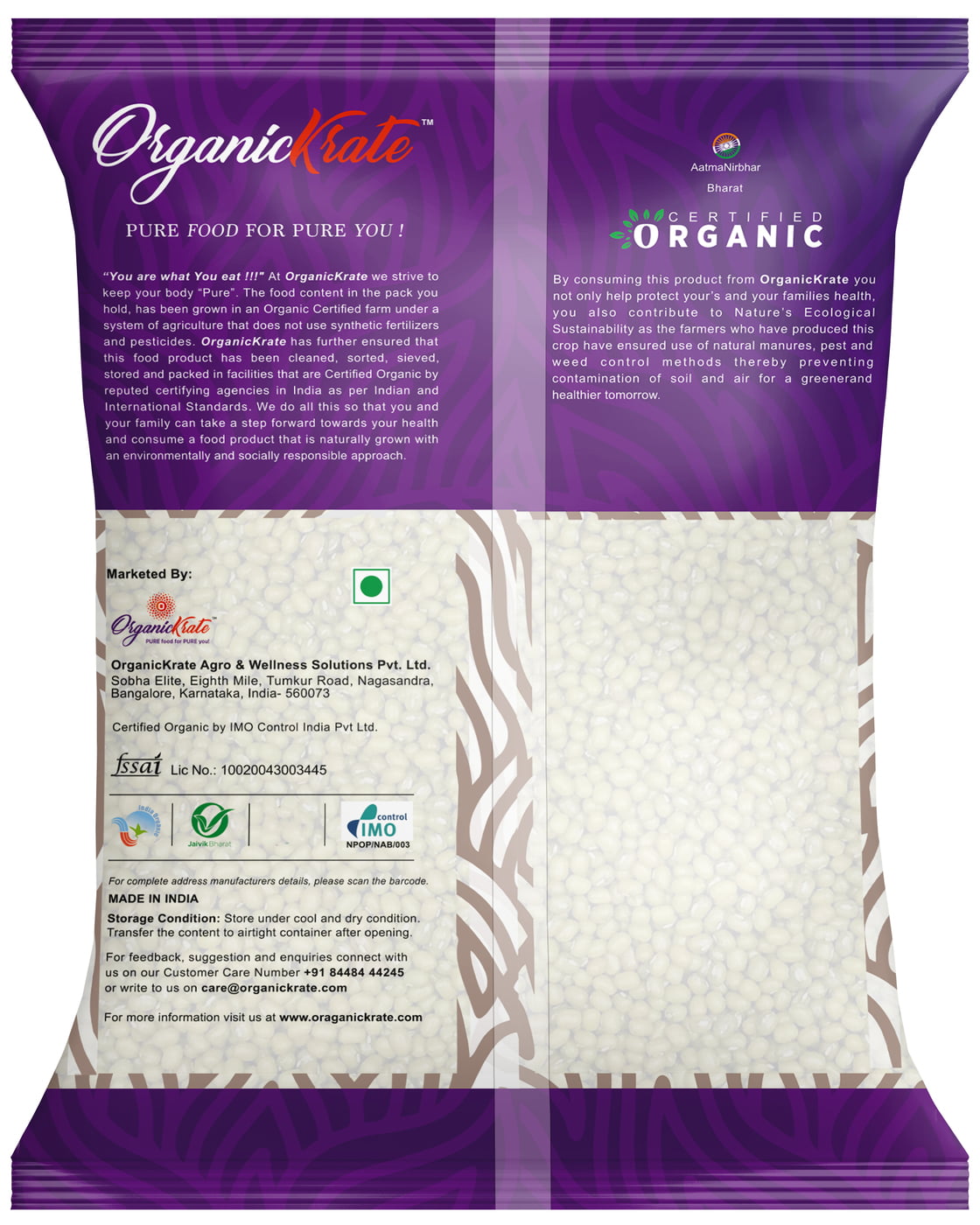 OrganicKrate Moong Dal Yellow (Split Washed) - Organic OrganicKrate Moong Dal Yellow (Split Washed) - Organic