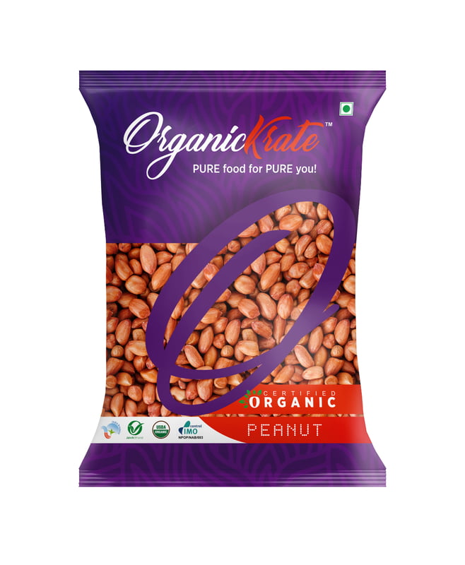 OrganicKrate Peanut - Organic - 1 Kg