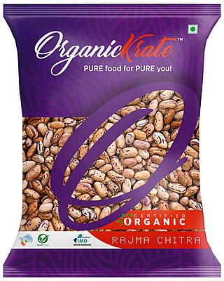 OrganicKrate Rajma Chitra (Kidney Beans - Chitra) - Organic