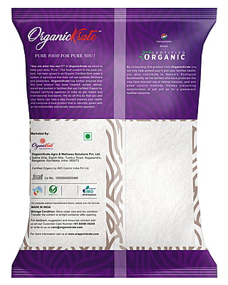 OrganicKrate Whole Wheat Flour (Atta) (Premium Grain)- Organic - 1 Kg
