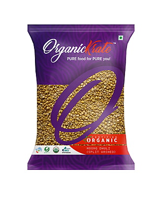 OrganicKrate Moong Dal Yellow (Split Washed) - Organic OrganicKrate Moong Dal Yellow (Split Washed) - Organic